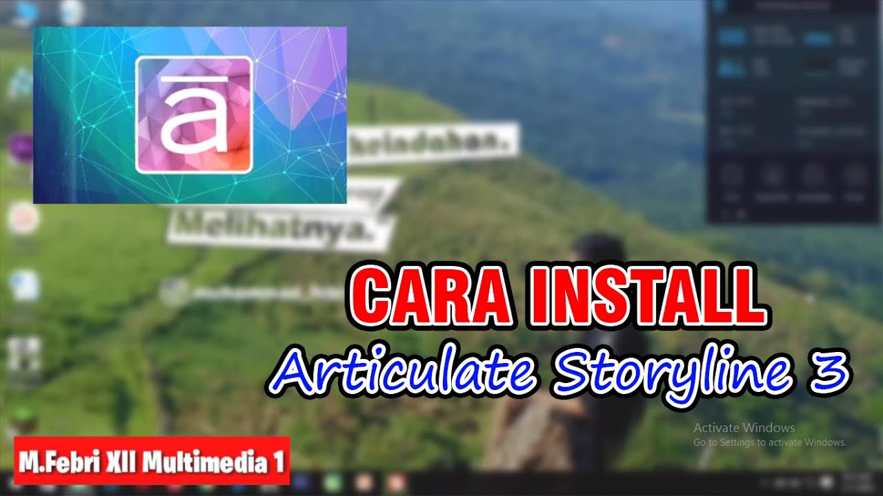 Cara Instal Articulate Storyline 3 Youtube