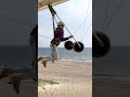 My very favorite way to launch a hang glider 😍 #hanggliding