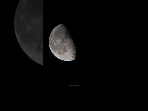 ✅ Смотрим Луну в телескоп 35× #телескоп #рекомендации #космос #наука #луна #moon #shorts