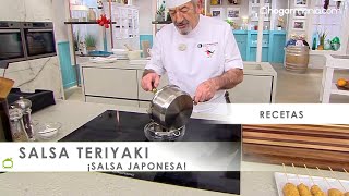 Cómo hacer SALSA TERIYAKI 🥢 Karlos Arguiñano prepara esta salsa japonesa 🎌 Hogarmania