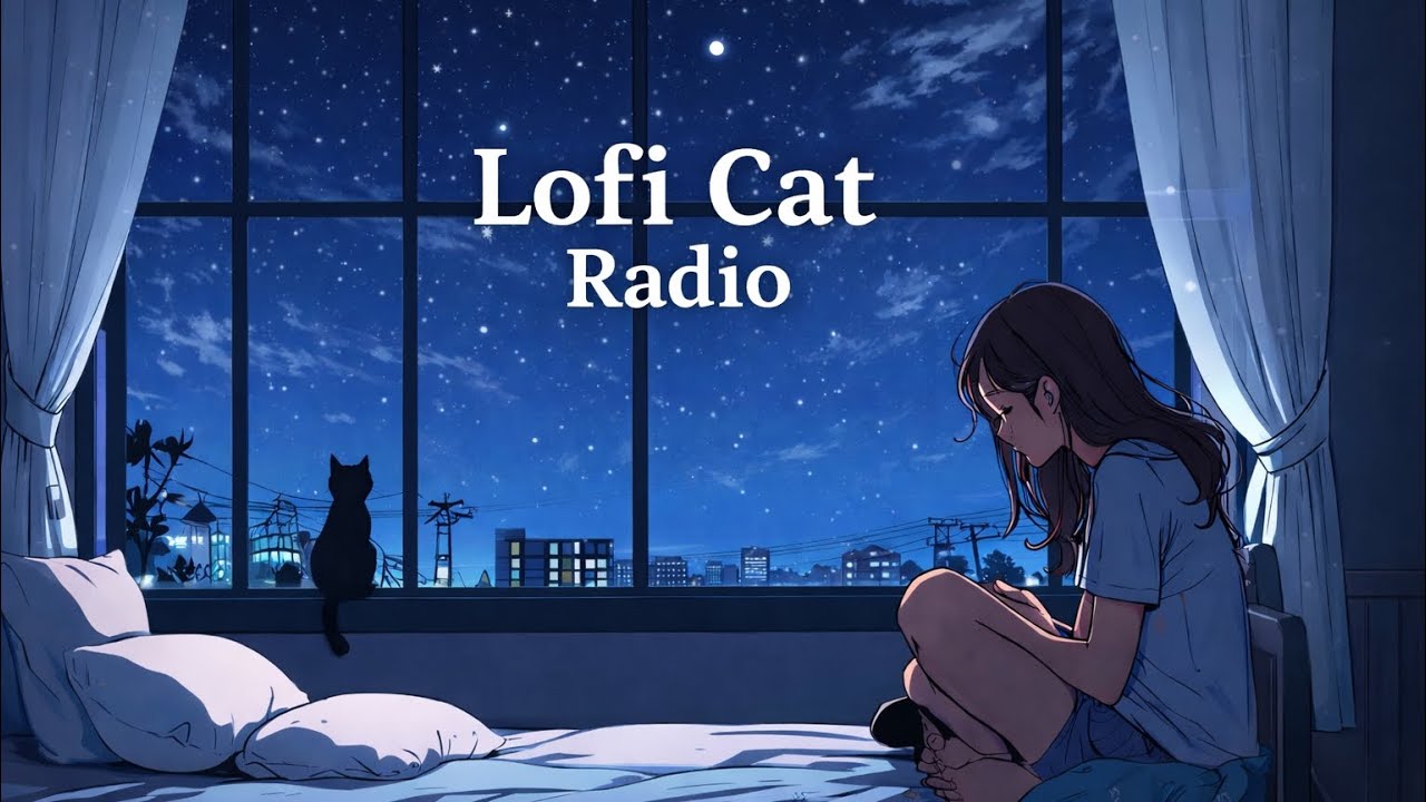 Lofi Cat Radio 【Emotional jazzy hiphop 🌌1Hour Study / Relax /Sleep】