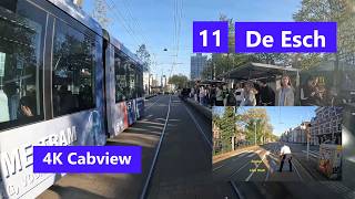 Part Two Rush Hour Tram Rotterdam    Circle Line 11 4k Cabview