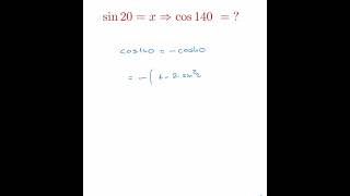 Trigonometri Yarımaçı Ile Çözüm