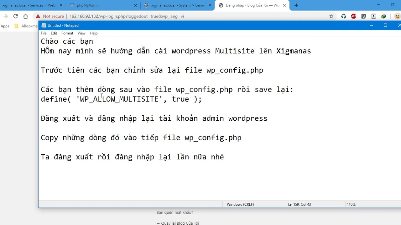 wordpress multisite คือ  Update 2022  Hướng dẫn cài đặt WordPress Multisite trên Xigmanas