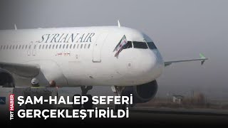 Tarihi uçuşun pilotu özgür Suriye bayrağı açtı