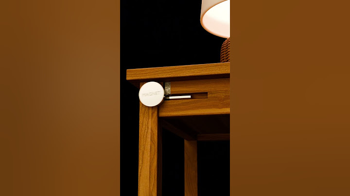 Secret Drawer Under a Coffee Table