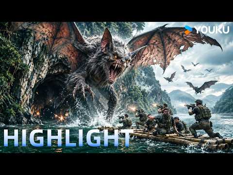 ENGSUB 💀 恐怖巨兽从洞穴中杀出，竹筏上的特种兵瞬间陷入绝境！ |【蛇之女 Snake Girl】| 动作/惊悚/灾难 | YOUKU MOVIE | 优酷电影