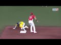 05/22 味全 VS 中信 七局下，張仁瑋安打後盜壘成功，魔神龍熱投113球仍有效封鎖中信打線，化解危機