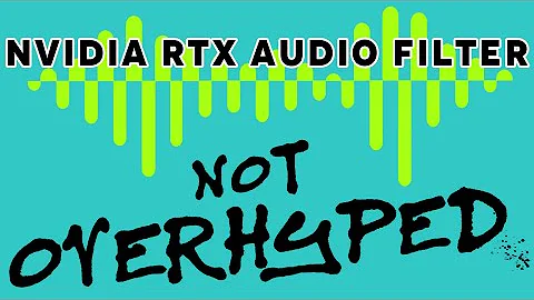 ¡Filtro de Audio NVIDIA RTX! ¡Calidad Sonora Increíble!