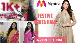 Latest Myntra Kurta/Kurti Try on Haul | Raksha Bandhan Special| Anarkali and Straight fit Kurtis