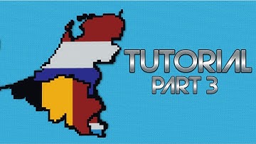 Benelux - World Flag Map Tutorial [Part 3] [Minecraft]
