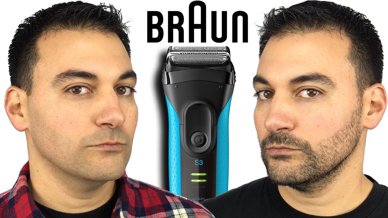 Beard Shaving - Braun Series 3 Proskin 3040s Foil Shaver vs Remington F5  5800 Electric Shaver - YouTube