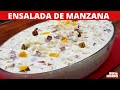 LA ENSALADA DE MANZANA MAS CREMOSITA PARA NAVIDAD DELICIOSA Y FACIL|ROSVI HERNÁNDEZ