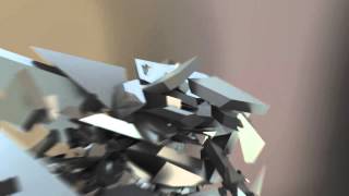 3DS Max 2014: Rayfire/Pflow and Negative Wind - Rendered in Iray