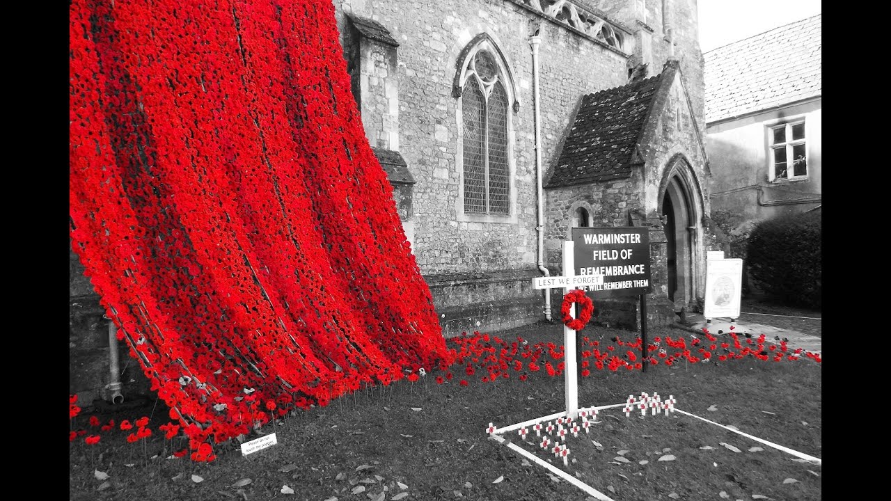 Chapel of St Lawrence Poppy Display - Warminster!