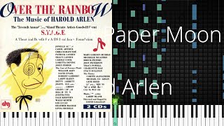 🎹 [Piano Solo]It's Only A Paper Moon, Harold Arlen-Synthesia Piano Tutorial