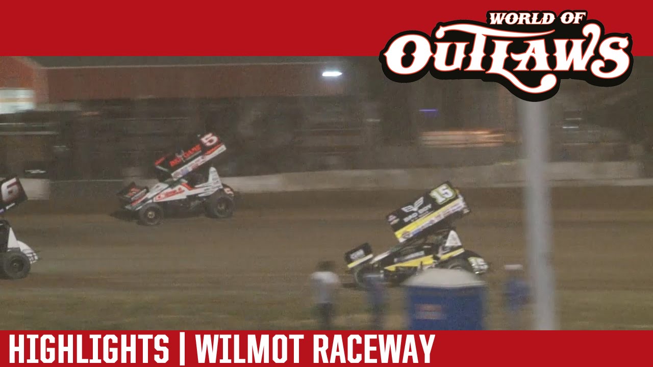World of Outlaws Craftsman Sprint Cars Wilmot Raceway July 30th, 2016 | HIGHLIGHTS