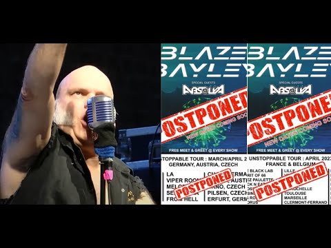 Vocalist Blaze Bayley (ex-IRON MAIDEN) hospitalized after heart attack ..