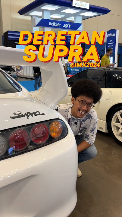 Various Supra species appeared at IMX 2024 yesterday, Cing! #modification #toyotasupra #supramk4 ...