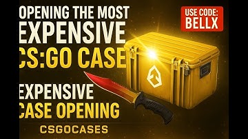 Opening the Most Expensive CS:GO Cases on CSGOcases.com USE CODE: BELLX
