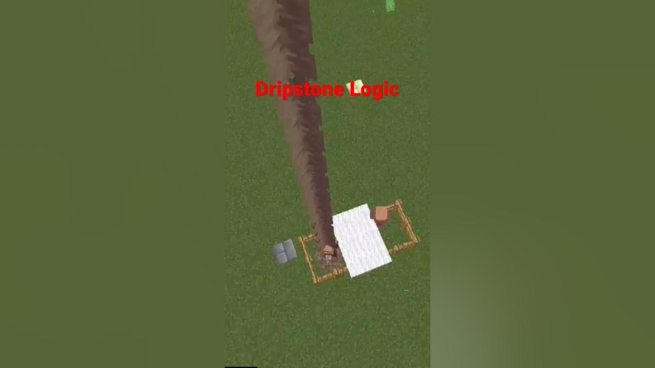 Dripstone Logic #minecraftlovers #meme #minecraftplayers - YouTube