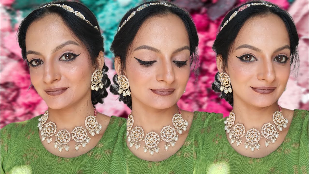 Simple And Quick Self Mehandi Makeup Tutorial by @anjukulhria || Indian ...