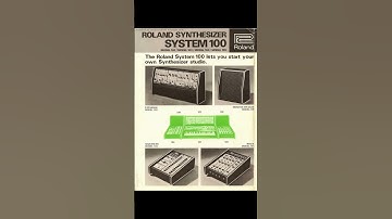 🎹 The Roland System 100 – a 70s synth from a catalogue! 📦 #SynthHistory  #SynthPop #MusicGear