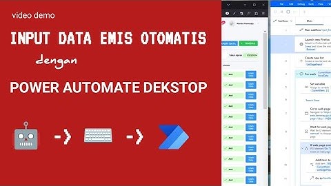 Input data siswa EMIS 4.0 secara otomatis menggunakan Power Automate Dekstop