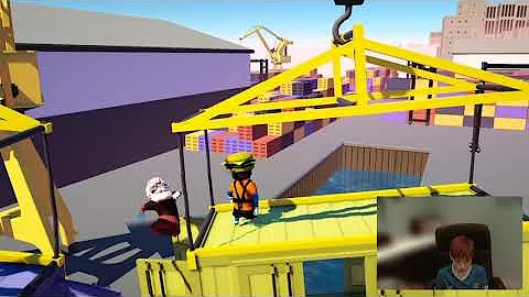Bryan McInnes and Dad - Gangbeasts fight 1