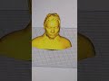3D HUMAN HALF STATUE MODEL READY FOR HARDWARE ART #shortfeed #shorts #ytshorts #trending #3ddesign