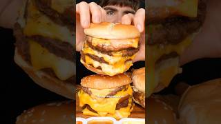 GIANT Burger vs Burger, who will Win? #asmr #mukbang