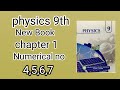 9 Class Physics New Book Chapter 1 Numarical 4,5,6,7, Punjab Board