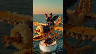 Tengu Pilots a Tempura Seaplane with Absolute Professionalism