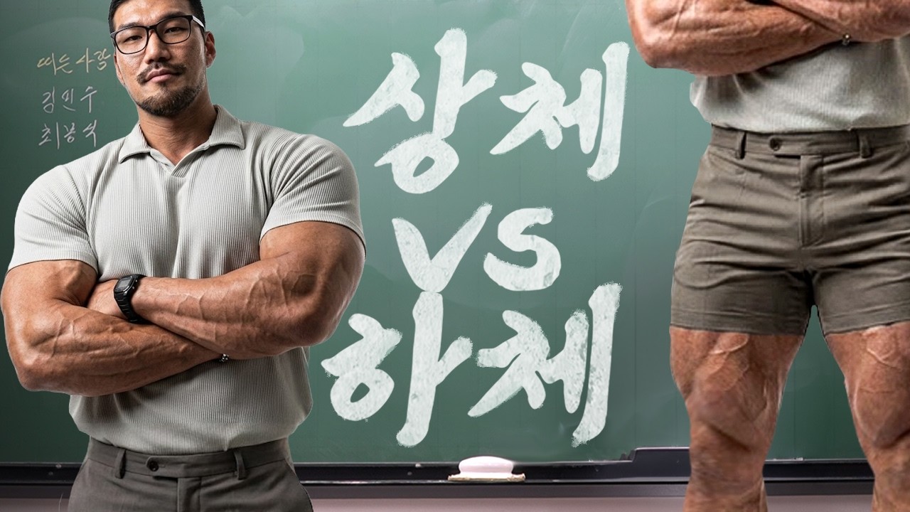 "하체는 쓸모가 없다?" 1등 보디빌더가 딱 정해주는 '상체vs하체'