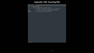 Leetcode 338. Counting Bits in Python | Python Leetcode | Python Coding Tutorial | Python Code ASMR