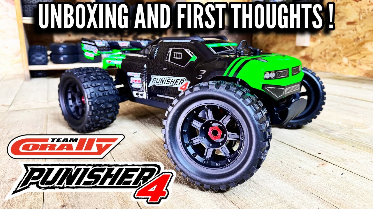 Team Corally Punisher 4 Unboxing – First Look at This Epic RC Beast!