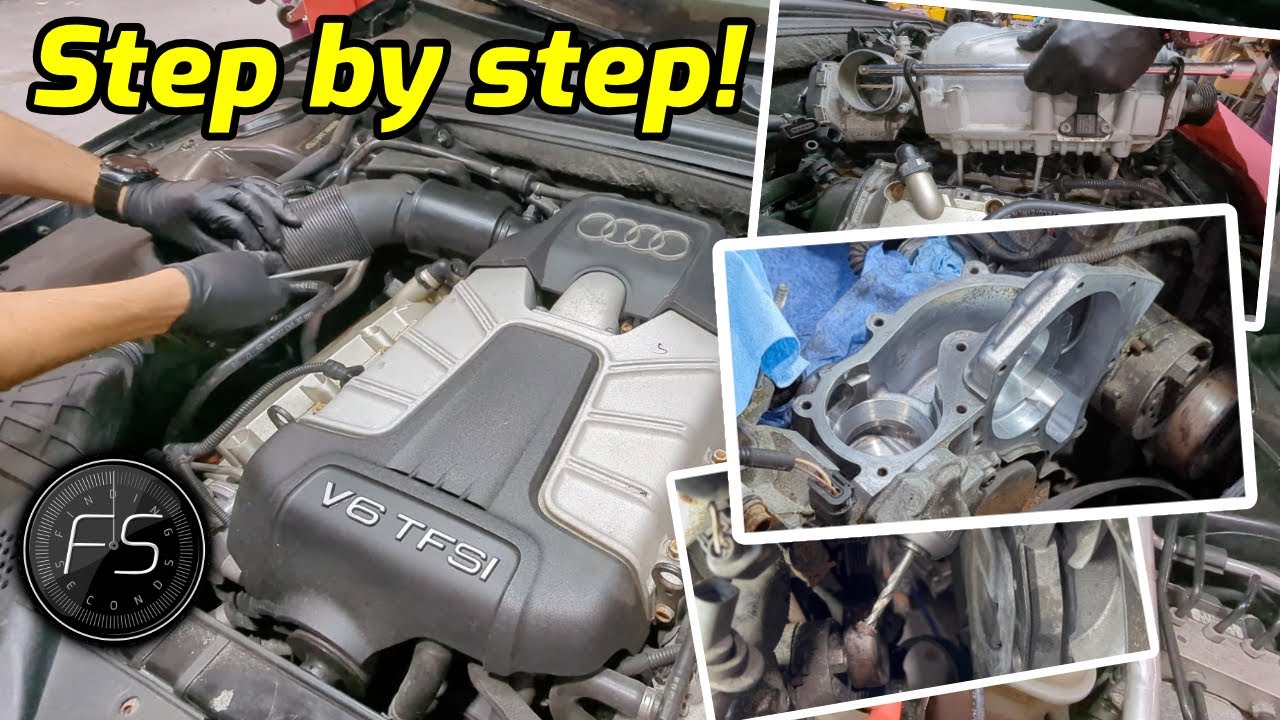 Audi A6 4f 3.0 Tdi Thermostat Wechseln Anleitung Audi 3.0T TFSI PCV, water pump and thermostat how to replace (S4, S5