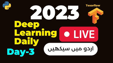 Deep Learning and TensorFlow: Building a Neural Network for Beginners Live in Urdu/Hindi