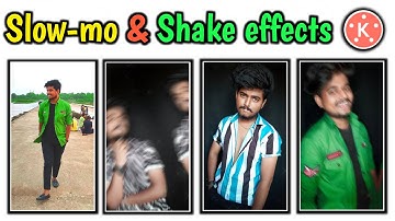 Perfect shake+ Slow-motion transition tutorial || Tiktok shake effect || Kinemaster tutorial