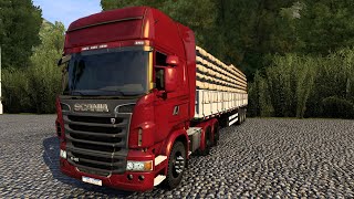 ETS 2 1.50 - SCANIA R 420 - CARGAR 29 T | MAPA RBR | EURO TRUCK SIMULATOR 2 | SOM SCANIA DC13-440