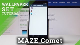 How to Change Wallpaper in Maze Comet - Refresh Home & Lock Screen