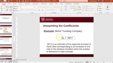 Ch 15 video 3 MLR using Excel I