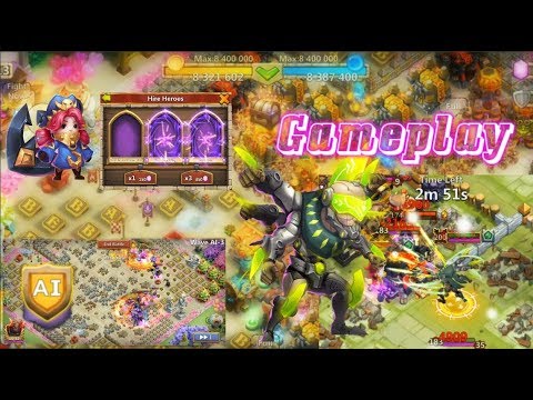 Asura Skin, HBM AI Gameplay & Rolling 31K Gem for Commodora - Castle Clash