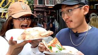 Valkyrae & MeesterKeem try the BEST PIZZA in New York...