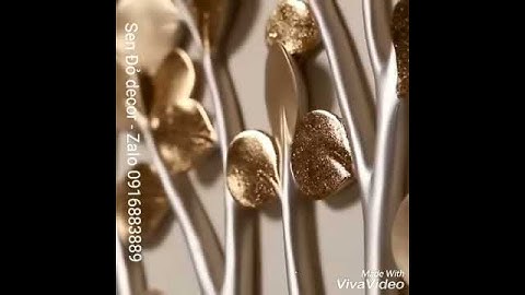 Tranh phù điêu 3D cây sinh lộc - tranh phù điêu đẹp phong thuỷ - tranh ghép 3 tấm - demo