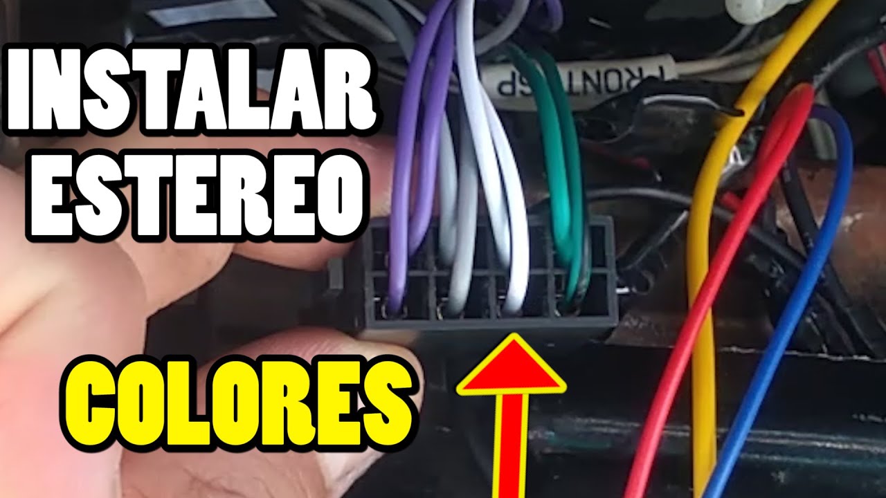 Yo Christchurch Compatible con Como instalar un autoestéreo fácil COLORES de cables significado, RCA  amplificador y tips - YouTube