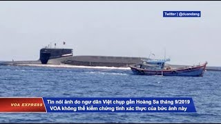 Tàu ngầm hạt nhân TQ nổi lên giữa các tàu cá VN ở Biển Đông (VOA)