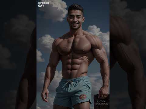 #Shorts Omani young hunk man in the cloudscape | Lookbook 171