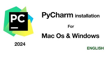 PyCharm installation 2024 - ENGLISH - for MacOs & Windows