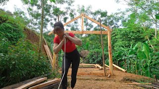 FULL VIDEO : 30 Days BUILD LOG CABIN  How To Build Wooden Cabin Off Grid | Free Bushcraft